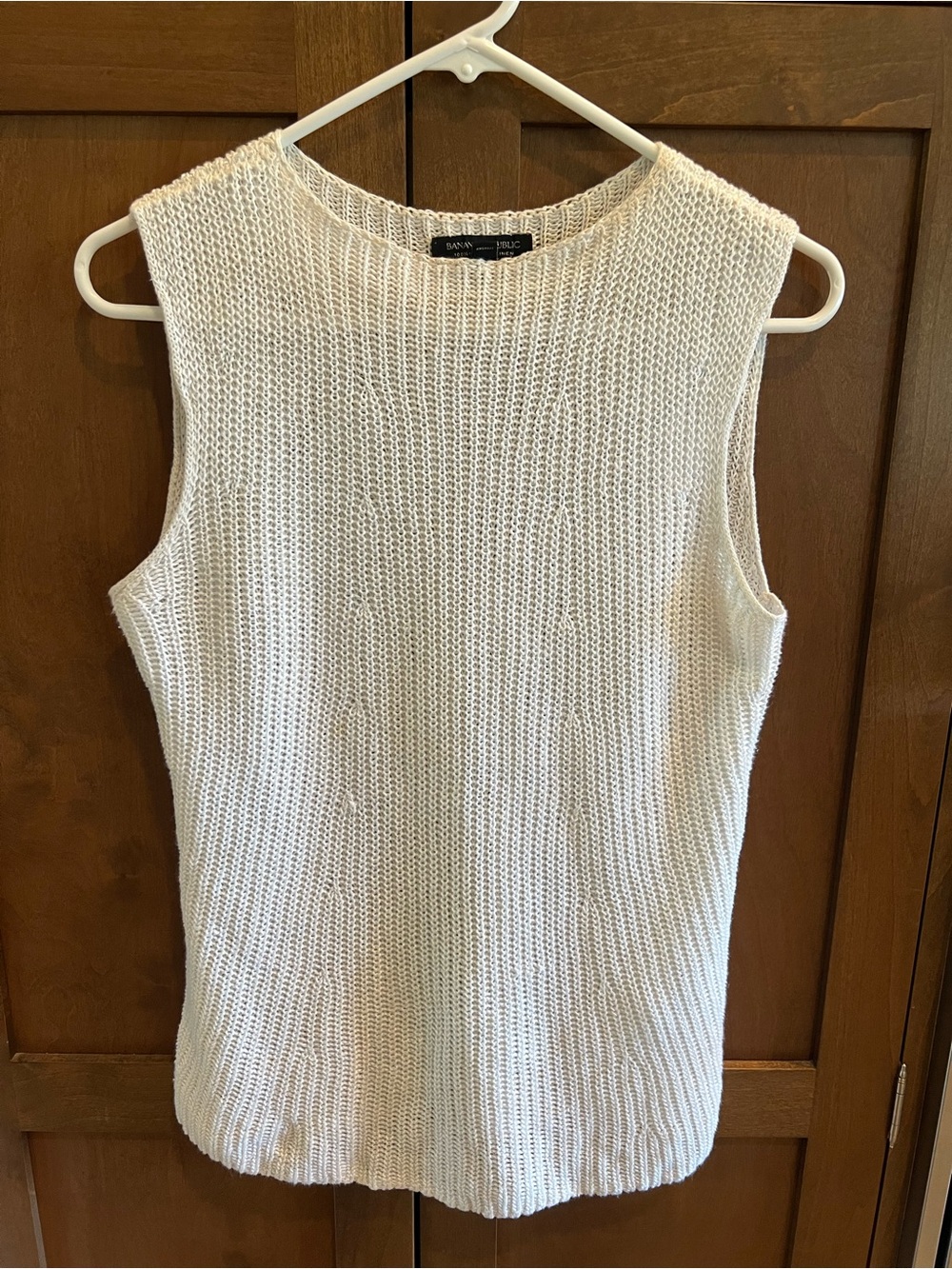 Banana Republic 100% Italian Linen Knit Tank Top